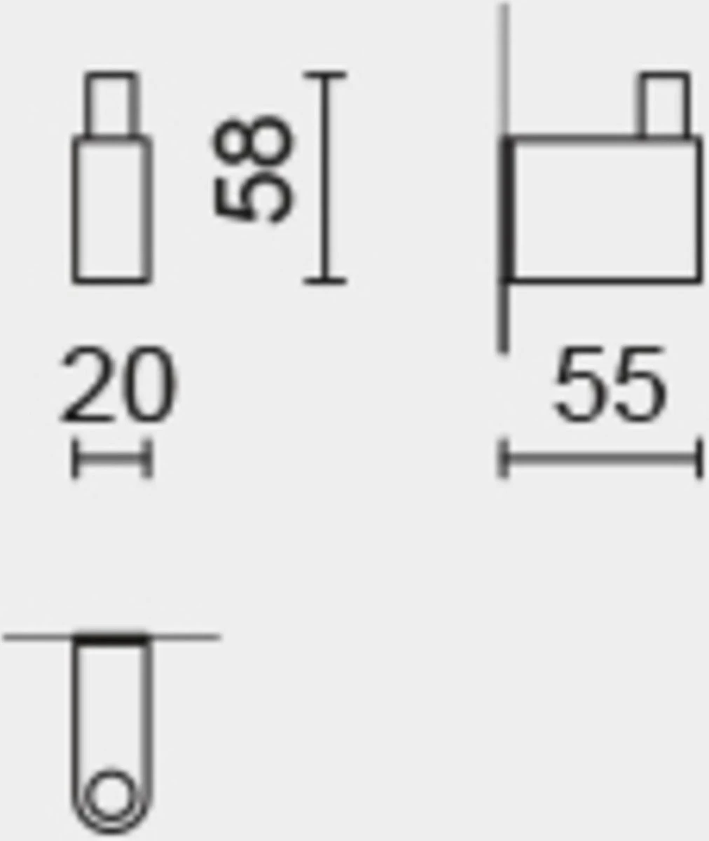 ZACK Atore Handdoekhaak - Mat Zwart 4 ZACK Atore Handdoekhaak - Mat Zwart - Afbeelding 2