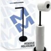 MM Brands WC Rolhouder - Toiletrol Houder Staand - WC Papier Rollenhouder Zonder Boren - Zwart -Merkloos Shop 1012x1200