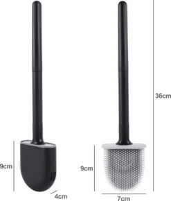 WC Borstel – Siliconen – Zwart – WC Borstel Met Houder – Vrijstaand – Hangend – WC Borstel En Houder – WC Borstel Zwart -Merkloos Shop 1022x1200 2
