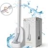 Bradey Toiletborstel Siliconen - WC Borstel Met Houder - Optimale Hygiëne - Golfclub-vorm - Komt In Alle Hoeken 1 Bradey Toiletborstel Siliconen - WC Borstel Met Houder - Optimale Hygiëne - Golfclub-vorm - Komt In Alle Hoeken -Merkloos Shop 1075x1200