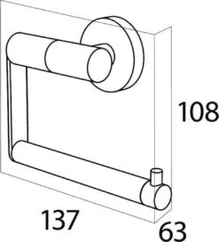 Tiger Boston - Toiletrolhouder Zonder Klep - RVS Geborsteld -Merkloos Shop 1089x1200