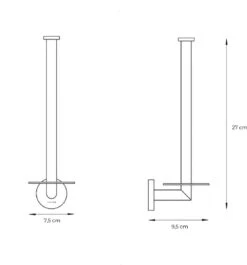Reserverolhouder Zwart - Voor 2 Rollen - Reserve Rolhouder - Reserverolhouder Hangend - Toiletrolhouder - WC Rolhouder 12 Reserverolhouder Zwart - Voor 2 Rollen - Reserve Rolhouder - Reserverolhouder Hangend - Toiletrolhouder - WC Rolhouder -Merkloos Shop 1117x1200 3