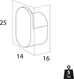 Tiger Carv - Handdoekhaak Klein (2 Stuks) - 1,6 X 1,4 X 2,5 Cm - Zwart -Merkloos Shop 1129x1200