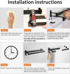 Merkloos Cgoods Handdoekrek Dubbele Stang Zonder Boren - Handdoekrek Badkamer - Handdoekhouder - Handdoekstang - 60CM 20 Merkloos Cgoods Handdoekrek Dubbele Stang Zonder Boren - Handdoekrek Badkamer - Handdoekhouder - Handdoekstang - 60CM -Merkloos Shop 1140x1200 1