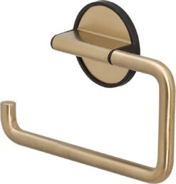 Tiger Tune - Toiletaccessoireset - Toiletborstel Met Houder - Toiletrolhouder Zonder Klep - Handdoekhaak – Messing Geborsteld / Zwart -Merkloos Shop 1150x1200 4