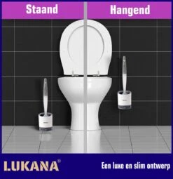 Lukana Siliconen WC Borstel Met Zeepdispenser - Hervulbaar - Vrijstaand Of Hangend - Sneldrogend, Hygiënisch & Antibacteriële Werking - Zonder Boren - Toilet Brush - Toiletborstel Houder - Lekbak 13 Lukana Siliconen WC Borstel Met Zeepdispenser - Hervulbaar - Vrijstaand Of Hangend - Sneldrogend, Hygiënisch & Antibacteriële Werking - Zonder Boren - Toilet Brush - Toiletborstel Houder - Lekbak -Merkloos Shop 1162x1200 2