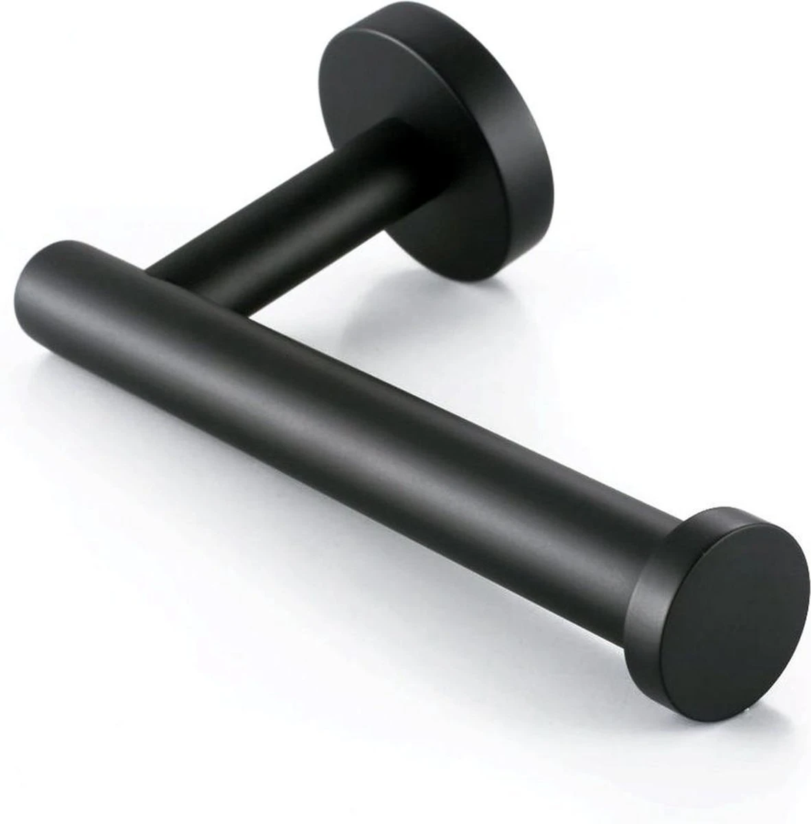 Design Toiletrolhouder - WC Rolhouder - RVS Mat Zwart - Incl. Schroeven 13 Design Toiletrolhouder - WC Rolhouder - RVS Mat Zwart - Incl. Schroeven - Afbeelding 11