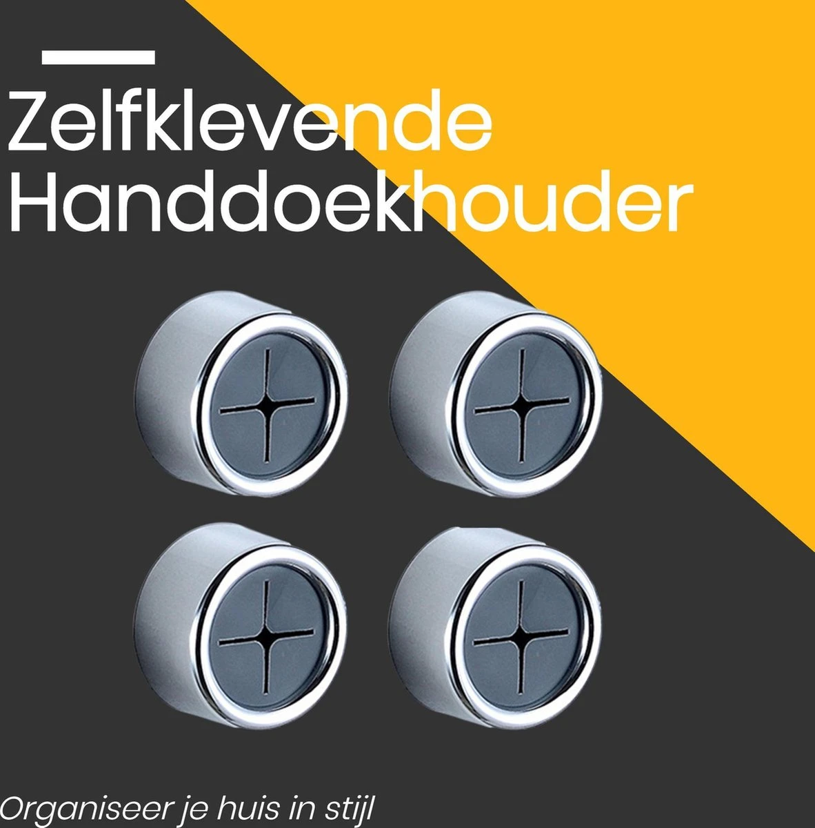 Merkloos 4x Zelfklevende Handdoek Houder Set - Kindvriendelijk - Anti-Stoot Ophang Haak Zonder Boren - Handdoekhaak - Chrome - Kliksysteem Theedoek - Handdoekklem 5 Merkloos 4x Zelfklevende Handdoek Houder Set - Kindvriendelijk - Anti-Stoot Ophang Haak Zonder Boren - Handdoekhaak - Chrome - Kliksysteem Theedoek - Handdoekklem - Afbeelding 3