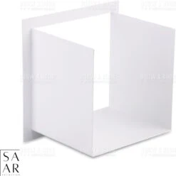 SAAR -Inbouw Toilet Reserve Rolhouder RVS - Met - MAT WIT - Inzetstuk , (uitneembaar) -72 X 20 X 13 Cm - Inbouwdiepte 12 Cm -Merkloos Shop 1193x1200 1