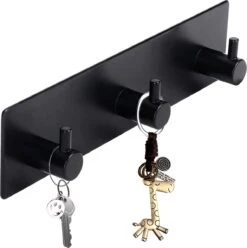 Merkloos Handdoekhaakjes - 3 In 1 Handdoekhaak - Wandhaak - Muurhaak - Zwart -Merkloos Shop 1197x1200 5