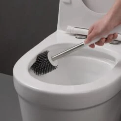 Wc Borstel Met Houder Vrijstaand - LuxeRoyal Toiletborstel Met Houder – Siliconen Wc Borstel -Merkloos Shop 1199x1200