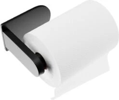 Nevana Toiletrolhouder - WC Rolhouder - Toiletpapier - Papier Rol Houder - Zelfklevend - Zonder Boren - Zwart - RVS -Merkloos Shop 1200x1004 2