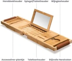RelaxTub® Badplank - Badplank Voor In Bad - Badrek - Verstelbaar - Anti Slip - Badplank Bamboe - Badplank Hout - Badrekje Inclusief Boekenhouder, Tablethouder & Spiegel 13 RelaxTub® Badplank - Badplank Voor In Bad - Badrek - Verstelbaar - Anti Slip - Badplank Bamboe - Badplank Hout - Badrekje Inclusief Boekenhouder, Tablethouder & Spiegel -Merkloos Shop 1200x1023