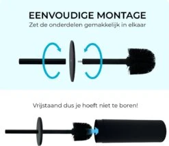 VDN Stainless Toiletborstel Met Houder - Toiletborstelhouder - Zwart - Wc Borstel Met Houder - RVS - Vrijstaand 10 VDN Stainless Toiletborstel Met Houder - Toiletborstelhouder - Zwart - Wc Borstel Met Houder - RVS - Vrijstaand -Merkloos Shop 1200x1042