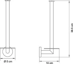 Wc Rolhouder Reserverolhouder Toiletrolhouder Voor 3 Rollen Zwart - Badkamer Accessoires - Hangend -Merkloos Shop 1200x1046
