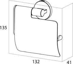 Tiger Noon Toiletrolhouder Met Klep - Zwart -Merkloos Shop 1200x1051