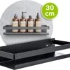 Doucherek Zwart 30 CM - Badkamer Rekje Douche - Zonder Boren - Douchemandje -Merkloos Shop 1200x1056 1