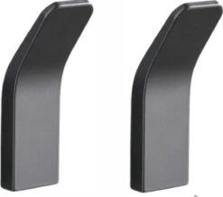 Ragnal® Zelfklevende Handdoekhaakjes RVS– Handdoekhouder- Handdoekhaak - Set Van 2 - Zwarte Handdoekhaken – Wandhaken - Waterbestendig - Handdoekhaakjes - Ophanghaken - Handdoekhaken - 3M Plakstrip - Zwarte Handdoekhaakjes - Mat Zwart -Merkloos Shop 1200x1063