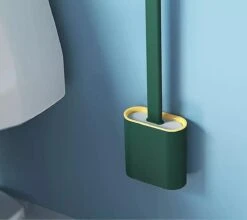 Flexibele Siliconen WC Borstel Met Houder - Hygiënische Toiletborstel Met Ophangsysteem / Wandmontage - Duurzaam En Antibacterieel – Wit -Merkloos Shop 1200x1069 1