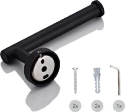 Merkloos Toiletrolhouder Zwart - Wc Rolhouder - Zwart - Toilet Rolhouder - Badkamer Accessoires - Toiletrolhouders -Merkloos Shop 1200x1074