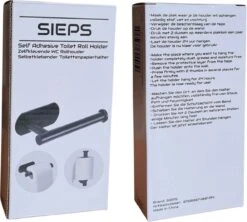 SIEPS RVS WC Rolhouder - Toiletrolhouder - Zelfklevend Zonder Boren - Zwart 11 SIEPS RVS WC Rolhouder - Toiletrolhouder - Zelfklevend Zonder Boren - Zwart -Merkloos Shop 1200x1079