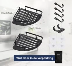Doucherek Zonder Boren – Badkamer Accessoires – Doucherekje – Douchemand – RVS – Hoekrek – Hangend – Zwart – 2 Stuks 18 Doucherek Zonder Boren – Badkamer Accessoires – Doucherekje – Douchemand – RVS – Hoekrek – Hangend – Zwart – 2 Stuks -Merkloos Shop 1200x1087 9