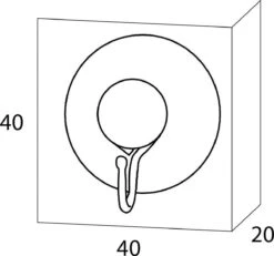 Tiger Zuighaak - 3 Stuks - Transparant -Merkloos Shop 1200x1122