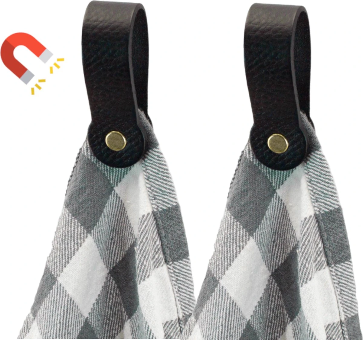 Brute Strength - Leren Magneet Theedoekhaak - Zwart - 2 Stuks - Ophanghaakje - Keukendoekhaakje - Handdoekhaakje - Handdoeklus - Handdoekhanger - Handdoekhaak - Magnetisch 3 Brute Strength - Leren Magneet Theedoekhaak - Zwart - 2 Stuks - Ophanghaakje - Keukendoekhaakje - Handdoekhaakje - Handdoeklus - Handdoekhanger - Handdoekhaak - Magnetisch