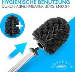 EDELHAND© Toiletpapierhouder Staand Als Toiletset [met GRATIS Toiletborstel] - Roestvrijstalen Toiletpapierhouder Staand Met Toiletborstel En Toiletpapieropslag - Toiletset Met Dienblad -Merkloos Shop 1200x1146