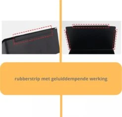 NIRAX WC Rolhouder – Toiletrolhouder - Zwart - RVS - Met Bakje Voor Vochtig Toiletpapier - Zonder Boren - Zelfklevend - Toilet Accessoires - Badkamer Accessoire - Toiletpapier Houder -Merkloos Shop 1200x1149