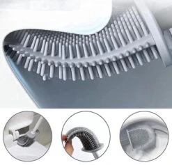 WC Borstel – Siliconen – Zwart – WC Borstel Met Houder – Vrijstaand – Hangend – WC Borstel En Houder – WC Borstel Zwart -Merkloos Shop 1200x1153 3