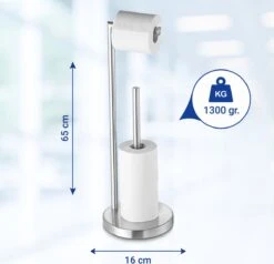 VDN Stainless Wc Rolhouder Staand - Toiletrolhouder En Reserverolhouder - RVS - Geschikt Voor 3+1 WC Papier Rollen - 2 In 1 -Merkloos Shop 1200x1158 1