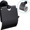 Sanics Toiletrolhouder Zwart Met Klep - WC Rolhouder RVS Inclusief Montage Set - Closetrolhouder -Merkloos Shop 1200x1159 1