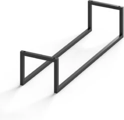 SaniDreams Carbon Handdoekenrek L Zwart - Staal - 90x25x20cm -Merkloos Shop 1200x1161