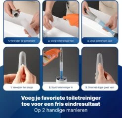 Mdxl® Siliconen WC Borstel Met Zeepdispenser - Hervulbaar - Vrijstaand Of Hangend - Sneldrogend, Hygiënisch & Antibacteriële Werking - Zonder Boren - Toilet Brush - Toiletborstel Houder - Lekbak 12 Mdxl® Siliconen WC Borstel Met Zeepdispenser - Hervulbaar - Vrijstaand Of Hangend - Sneldrogend, Hygiënisch & Antibacteriële Werking - Zonder Boren - Toilet Brush - Toiletborstel Houder - Lekbak -Merkloos Shop 1200x1167