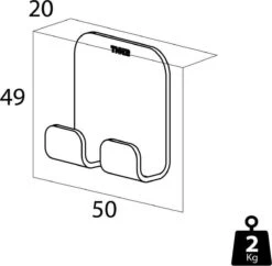Tiger Colar - Handdoekhaak - Zwart 22 Tiger Colar - Handdoekhaak - Zwart -Merkloos Shop 1200x1177 1