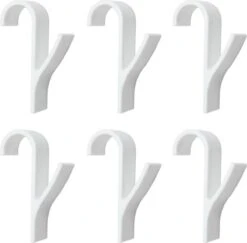 6x Handdoek Haak - Kleding Haak Voor Radiator - Radiatorhaakje - Handdoek Houder Hangend Aan Verwarming - Badkamer Haken Hangend - Ophanghaakje - Wit -Merkloos Shop 1200x1179 1