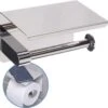 Sanics WC Rolhouder Zilver – Toiletrolhouder Zonder Boren – Met Plankje - Zelfklevend - RVS -Merkloos Shop 1200x1185 1