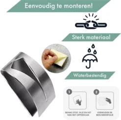 RVS Handdoekhouder 2 Stuks - Zelfklevend - Design Handdoek / Theedoek Klem - Handdoek Klem - Handdoek Haak 11 RVS Handdoekhouder 2 Stuks - Zelfklevend - Design Handdoek / Theedoek Klem - Handdoek Klem - Handdoek Haak -Merkloos Shop 1200x1190 2
