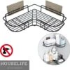 HouseLife™ Doucherek Zonder Boren - Zwart - Zelfklevend - Douchemand - Badkamer Doucherek – 30 Cm - Incl. 2 Sterke Muurstickers -Merkloos Shop 1200x1190 3