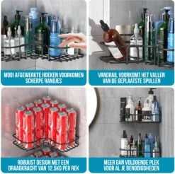 Avalo Doucherek Hoekvorm - 2 Stuks - Bevestigen Zonder Boren Of Schroeven - Bevestigen Middels Plakstrip 18 Avalo Doucherek Hoekvorm - 2 Stuks - Bevestigen Zonder Boren Of Schroeven - Bevestigen Middels Plakstrip -Merkloos Shop 1200x1196 5