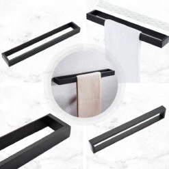 Home4u® - Handdoekrek Badkamer - Handdoekstang - Handdoekenrek Badkamer - 40CM - Zelfklevend -Merkloos Shop 1200x1199 2