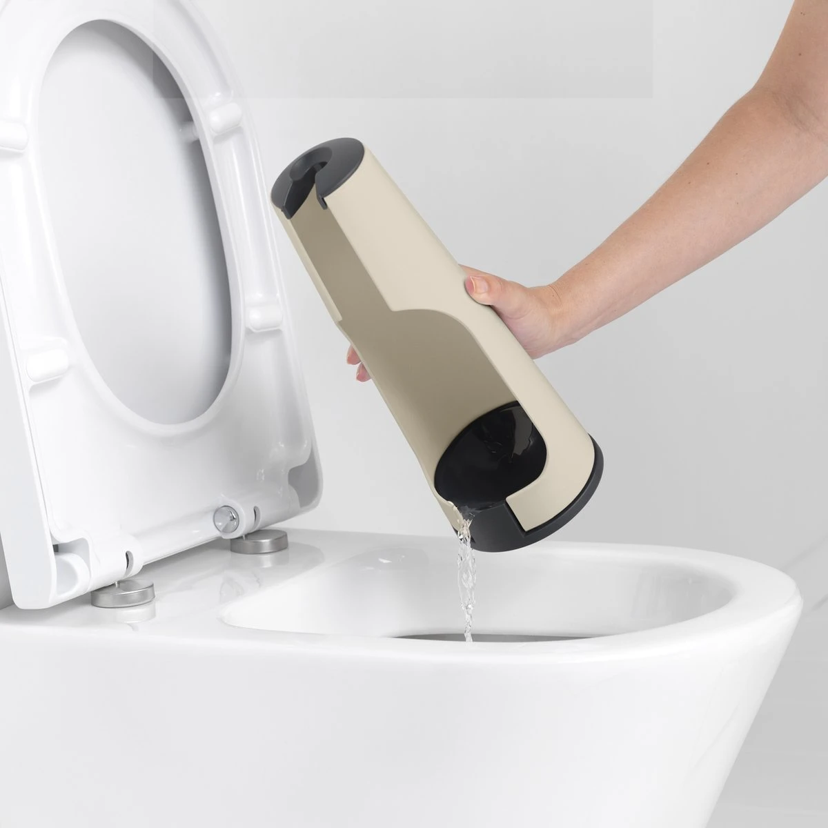 Brabantia ReNew WC Borstel - Met Houder - Soft Beige 4 Brabantia ReNew WC Borstel - Met Houder - Soft Beige - Afbeelding 2