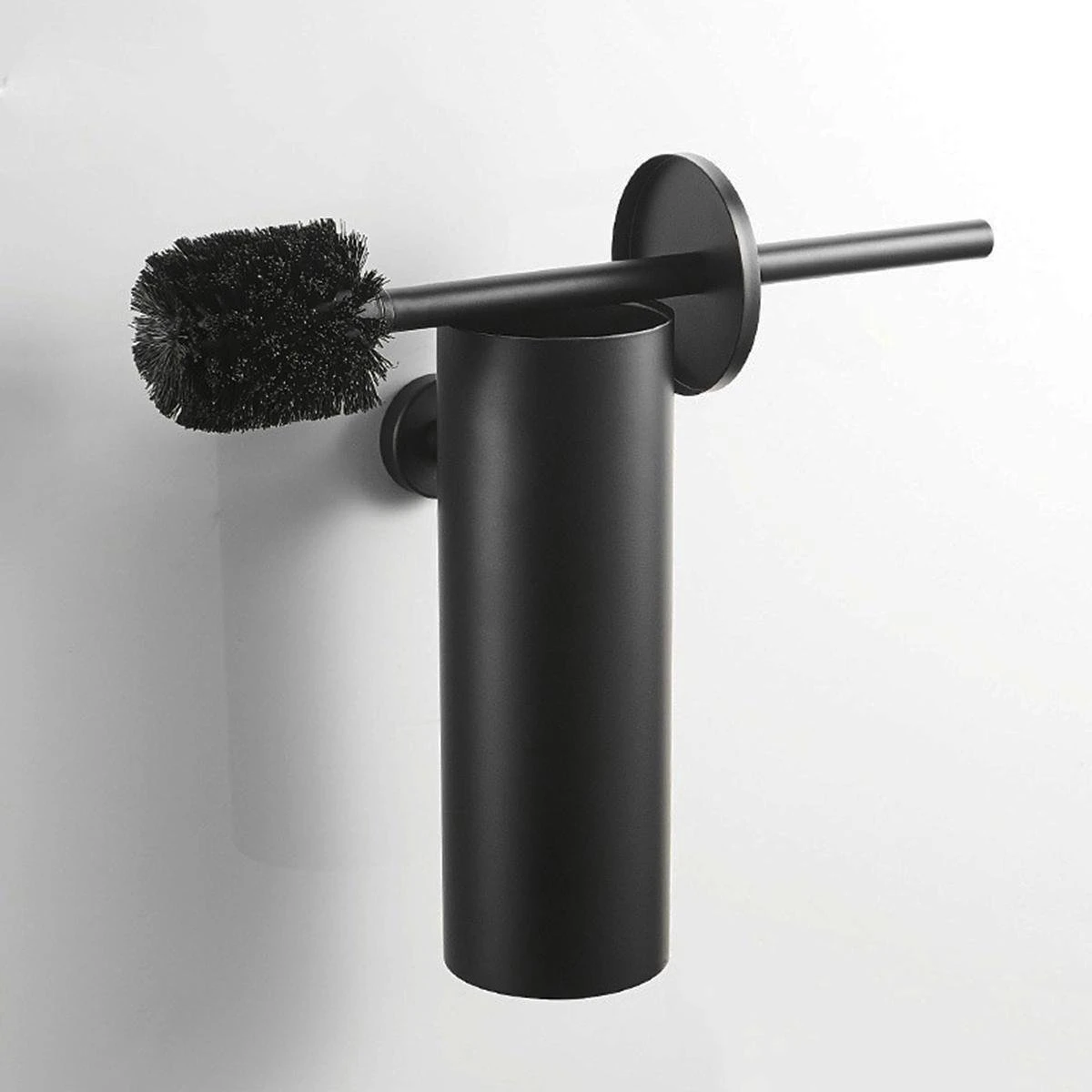 Merkloos Wc Borstel – Toiletborstel – Zwart – Met Houder – Hangend 7 Merkloos Wc Borstel – Toiletborstel – Zwart – Met Houder – Hangend - Afbeelding 5