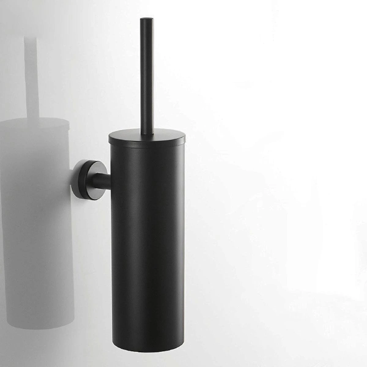 Merkloos Wc Borstel – Toiletborstel – Zwart – Met Houder – Hangend 10 Merkloos Wc Borstel – Toiletborstel – Zwart – Met Houder – Hangend - Afbeelding 8