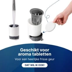 Mdxl® Siliconen WC Borstel Met Zeepdispenser - Hervulbaar - Vrijstaand Of Hangend - Sneldrogend, Hygiënisch & Antibacteriële Werking - Zonder Boren - Toilet Brush - Toiletborstel Houder - Lekbak 16 Mdxl® Siliconen WC Borstel Met Zeepdispenser - Hervulbaar - Vrijstaand Of Hangend - Sneldrogend, Hygiënisch & Antibacteriële Werking - Zonder Boren - Toilet Brush - Toiletborstel Houder - Lekbak -Merkloos Shop 1200x1200 1032