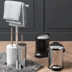 Sealskin Square Toiletbutler Vrijstaand - Toiletborstel Met Houder - Toiletrolhouder Zonder Klep - Reserverolhouder - Chroom -Merkloos Shop 1200x1200 1051