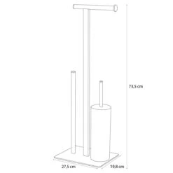 Sealskin Square Toiletbutler Vrijstaand - Toiletborstel Met Houder - Toiletrolhouder Zonder Klep - Reserverolhouder - Chroom -Merkloos Shop 1200x1200 1052