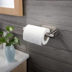 Wonix® - WC Rolhouder - Toiletrolhouder En Haak - Zonder Klep - Zelfklevend - Zonder Boren - RVS - Zilver -Merkloos Shop 1200x1200 106