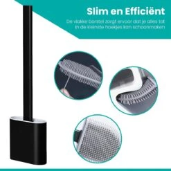 Merkloos WC Borstel Met Houder Zwart - Zwarte Toiletborstel - Duurzame Wc Borstel - Duurzame Toiletborstel 9 Merkloos WC Borstel Met Houder Zwart - Zwarte Toiletborstel - Duurzame Wc Borstel - Duurzame Toiletborstel -Merkloos Shop 1200x1200 1064